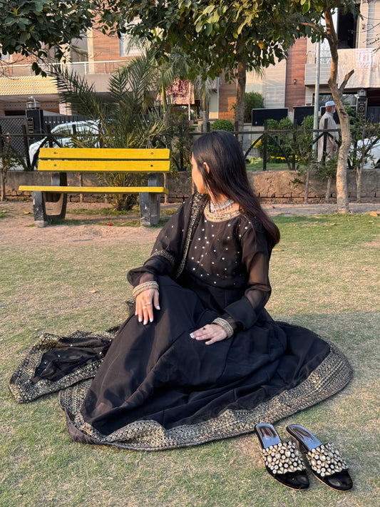 3pc Anarkali Pishwas - limelight