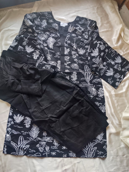 Lawn stitched 2 pc Coord set- Meher
