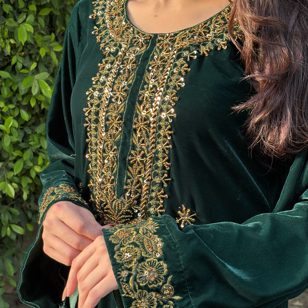 3-PC Velvet Kaftan - Grace
