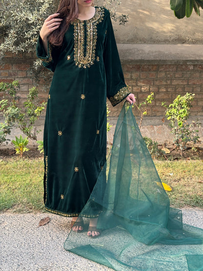 3-PC Velvet Kaftan - Grace