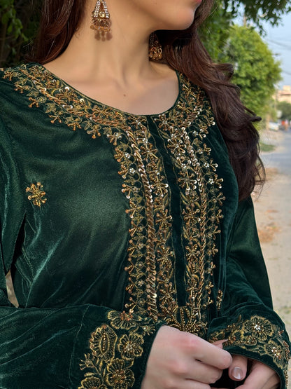3-PC Velvet Kaftan - Grace