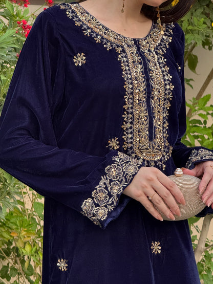 3-PC Velvet Kaftan - Grace