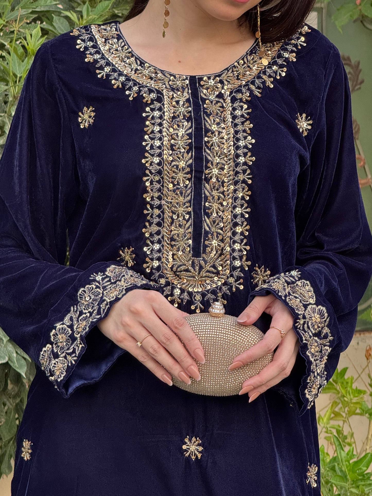 3-PC Velvet Kaftan - Grace