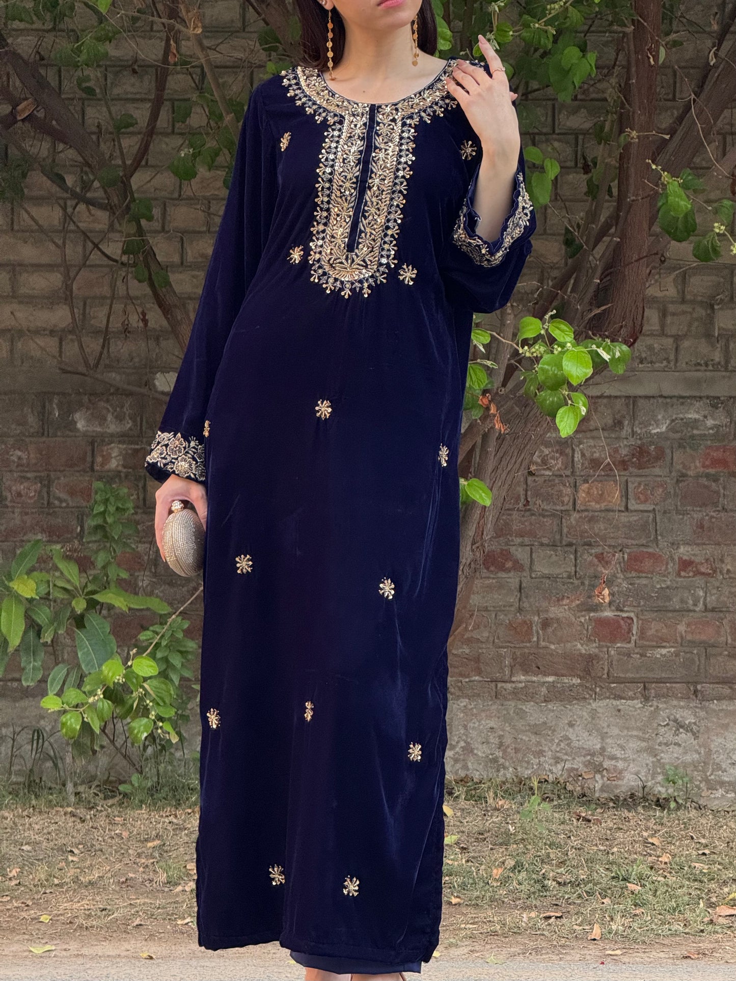 3-PC Velvet Kaftan - Grace