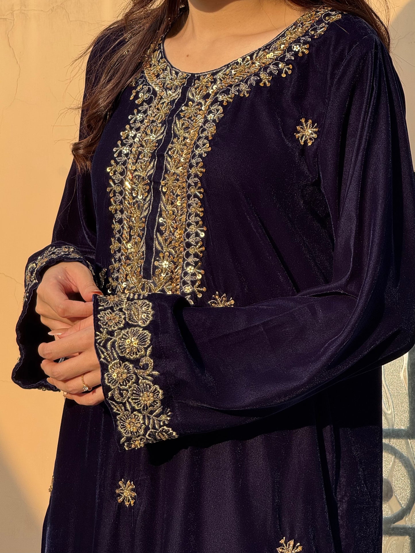 3-PC Velvet Kaftan - Grace
