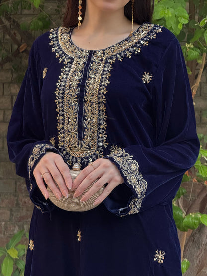 3-PC Velvet Kaftan - Grace