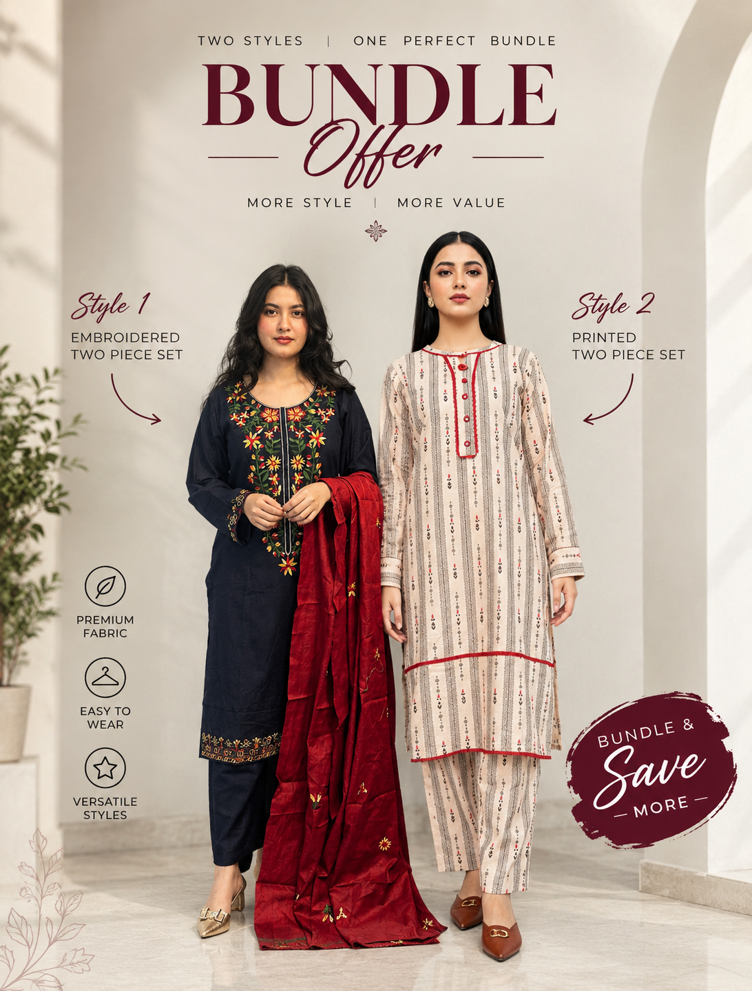 Two Looks. One Perfect Bundle.