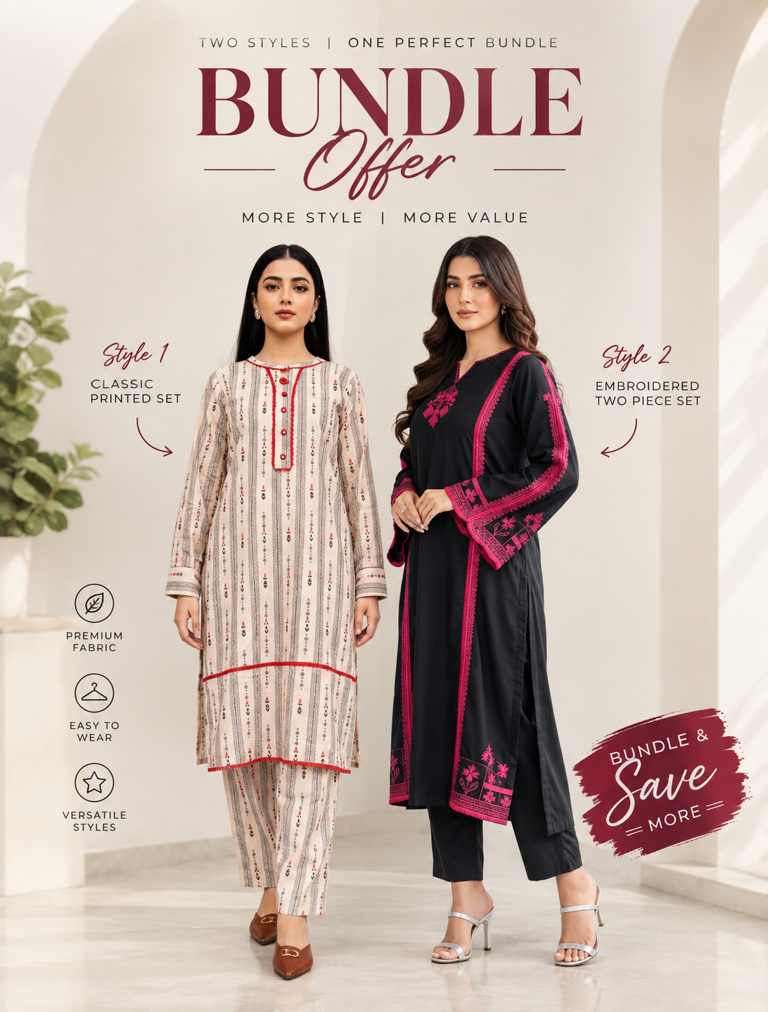 Two Styles. One Perfect Bundle.