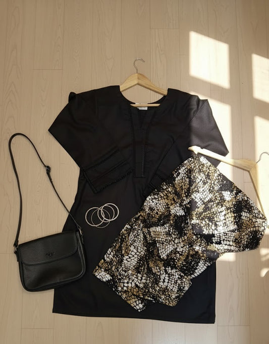 2 pc printed farshi shalwar kameez in stone linen- Minimal