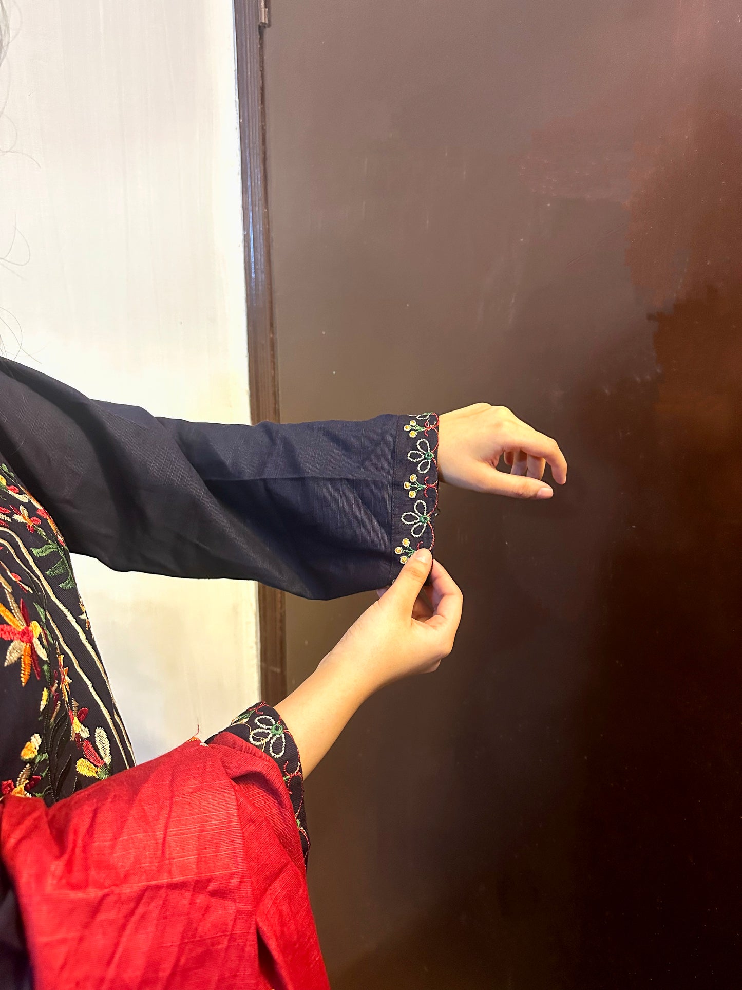 3-PC Embroidered Premium Khaddar suit- Baagh